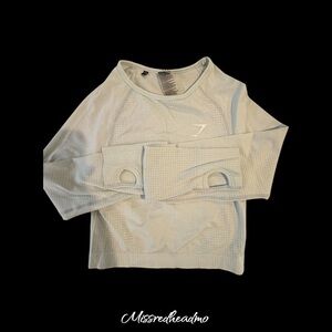 Gymshark Mint Green Long Sleeve Top